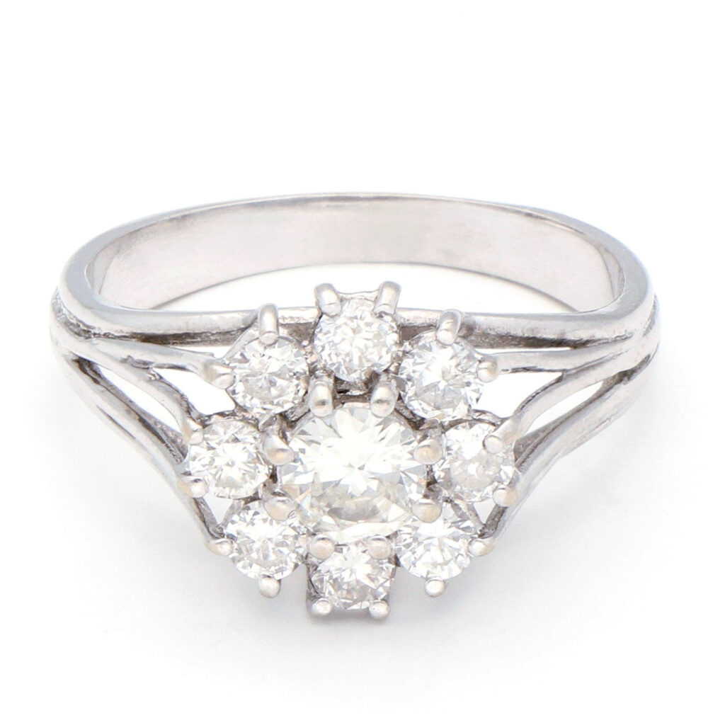 Diamond 18k Cluster Ring 16994-9048 Image1