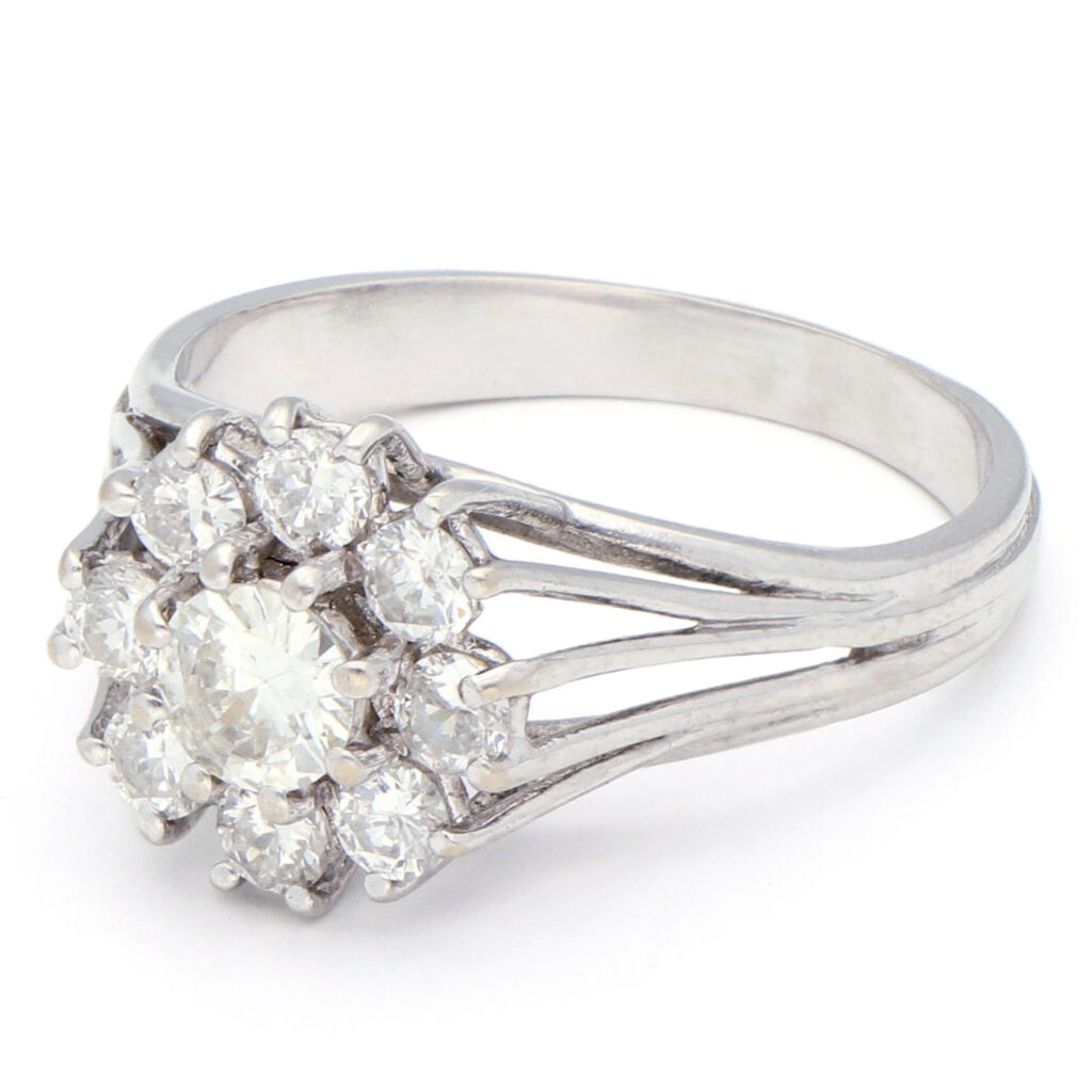 Diamond 18k Cluster Ring 16994-9048 Image2