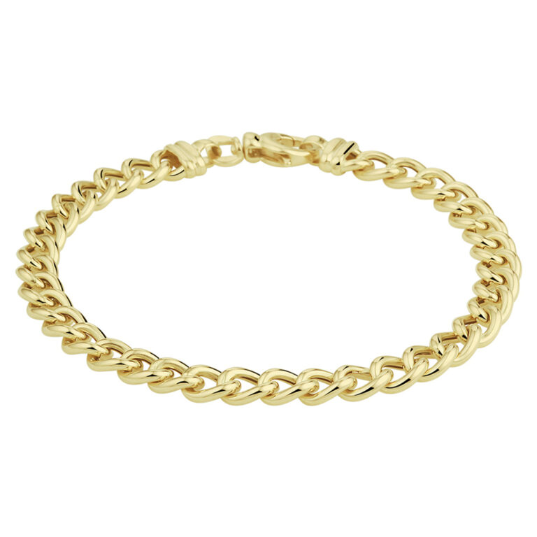 14k Curb Link Bracelet 17000-9053 Image3