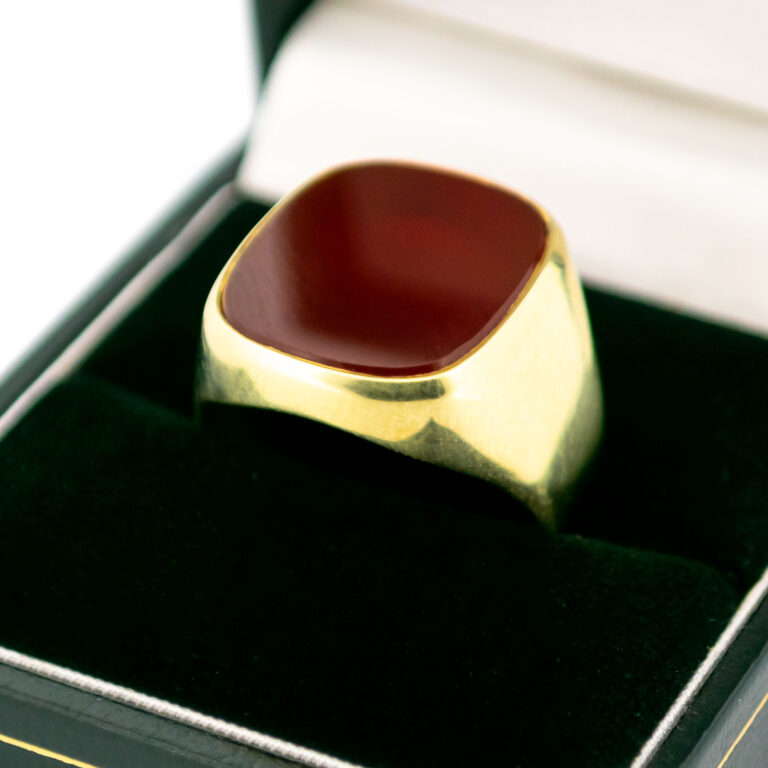 Carnelian 14k Signet Ring 17016-9064 Image2