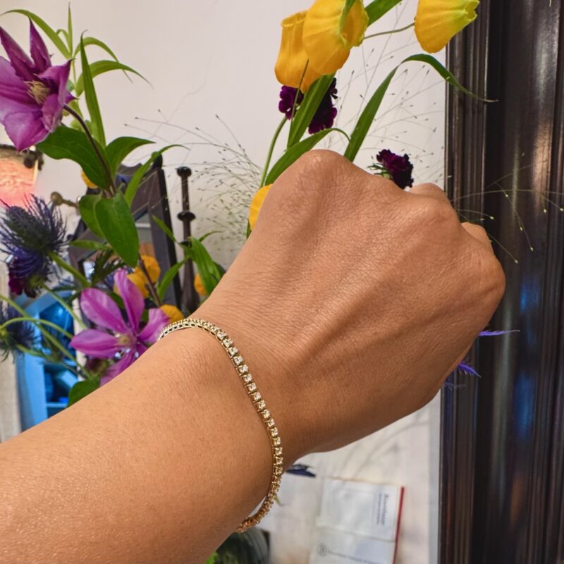 Diamond 14k Tennis Bracelet 17035-9082 - Image 2
