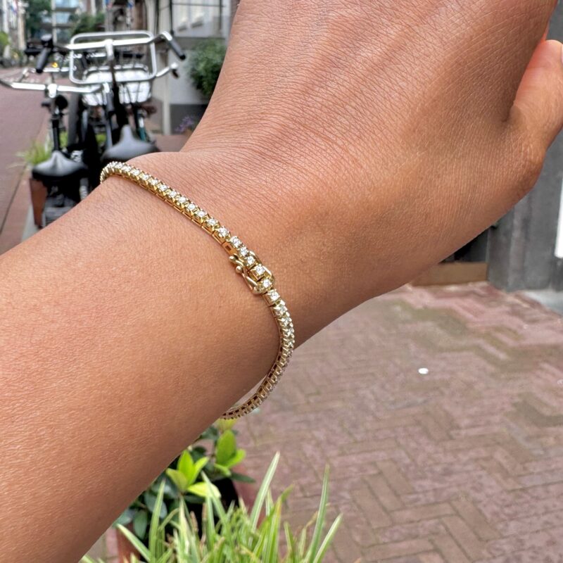 Diamond 14k Tennis Bracelet 17035-9082 - Image 4