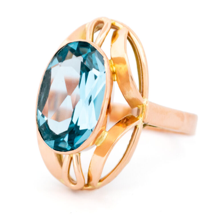 Aquamarine 14k Ring 17067-9104 Image4