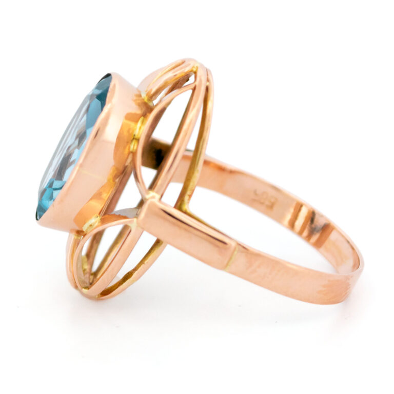 Aquamarine 14k Ring 17067-9104 - Image 6