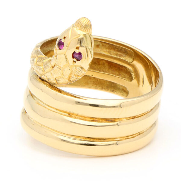 Ruby 18k Snake Ring 17071-9107 Image2