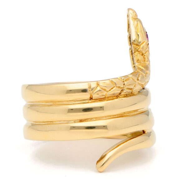 Ruby 18k Snake Ring 17071-9107 Image3