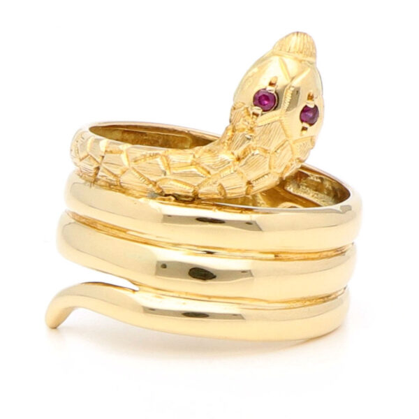 Ruby 18k Snake Ring 17071-9107 Image1