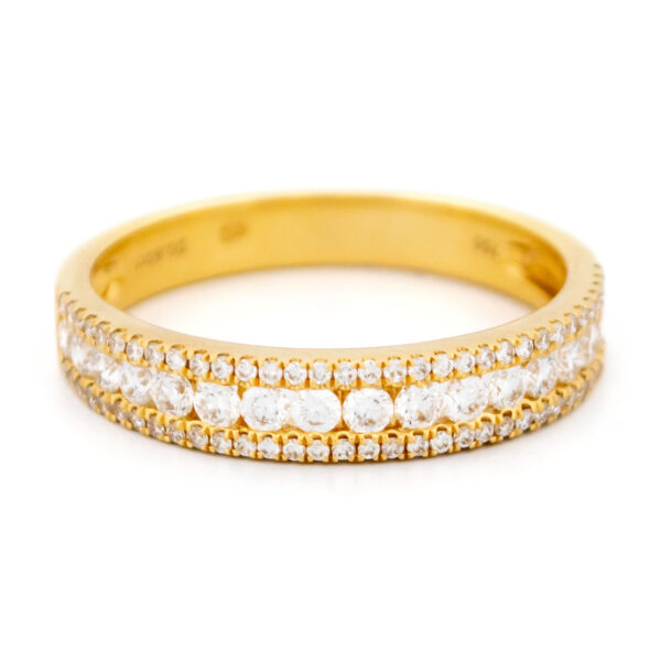 Diamond 18k Triple-Row Ring 17311-9167 Image1