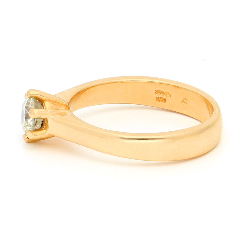 Diamond 18k Solitaire Ring 17512-9219 - Image 6