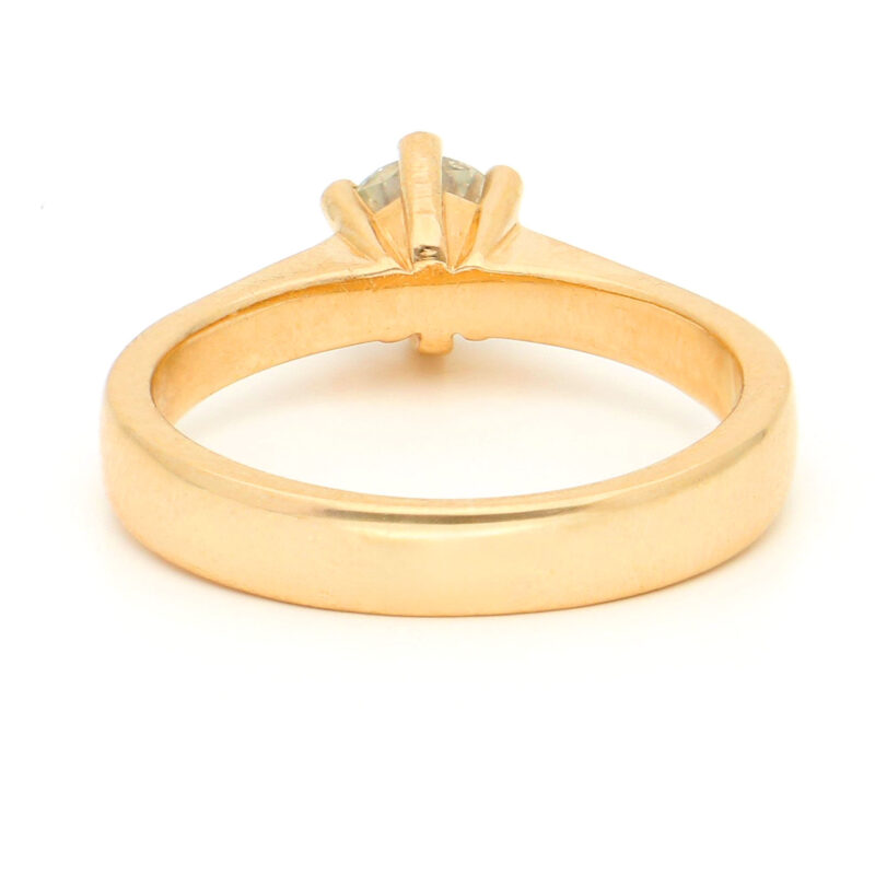 Diamond 18k Solitaire Ring 17512-9219 - Image 7