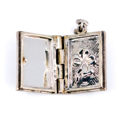 Amethyst Diamond Emerald Garnet Pearl Ruby 925' Silver Regard Locket 17680-3142 Image2