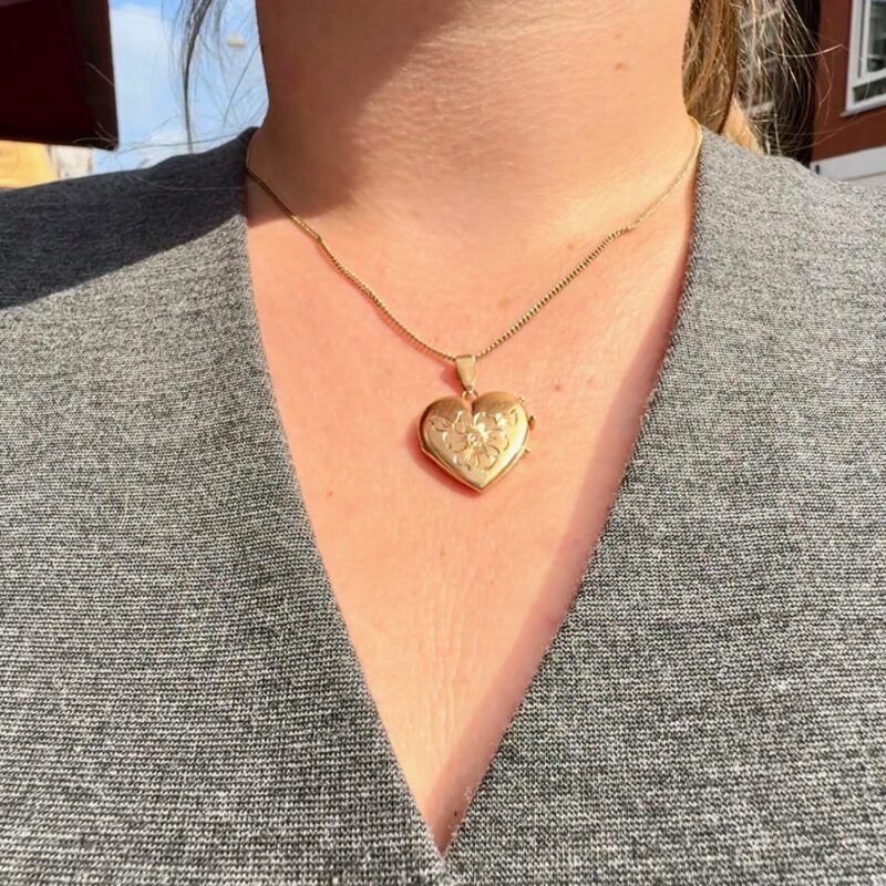 14k Heart-Shape Locket 17555-9243 - Image 2