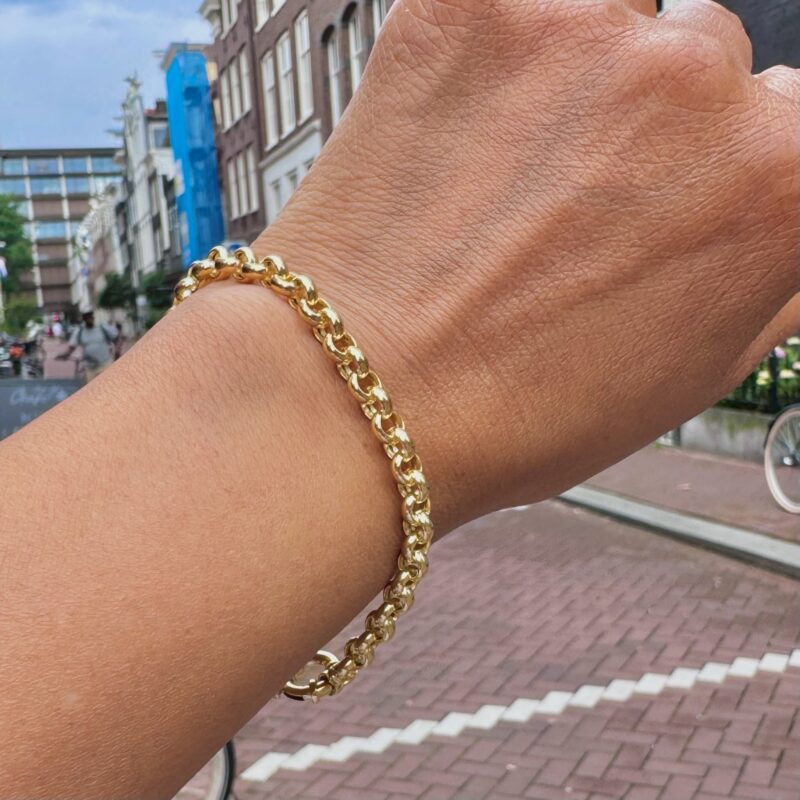 14k Belcher Bracelet 17711-9255 - Image 3
