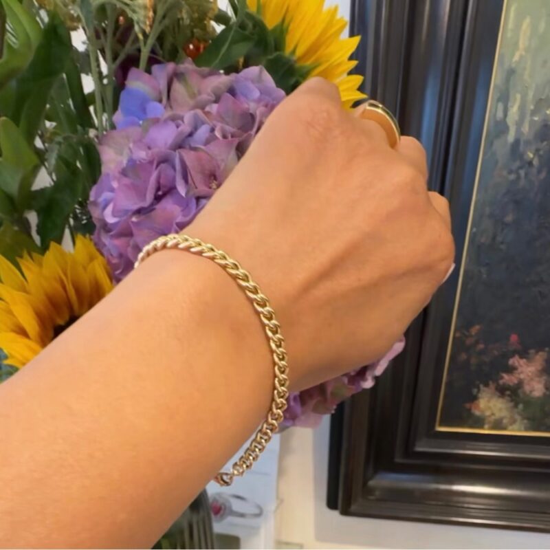 14k Curb Link Bracelet 17716-9260 - Image 2
