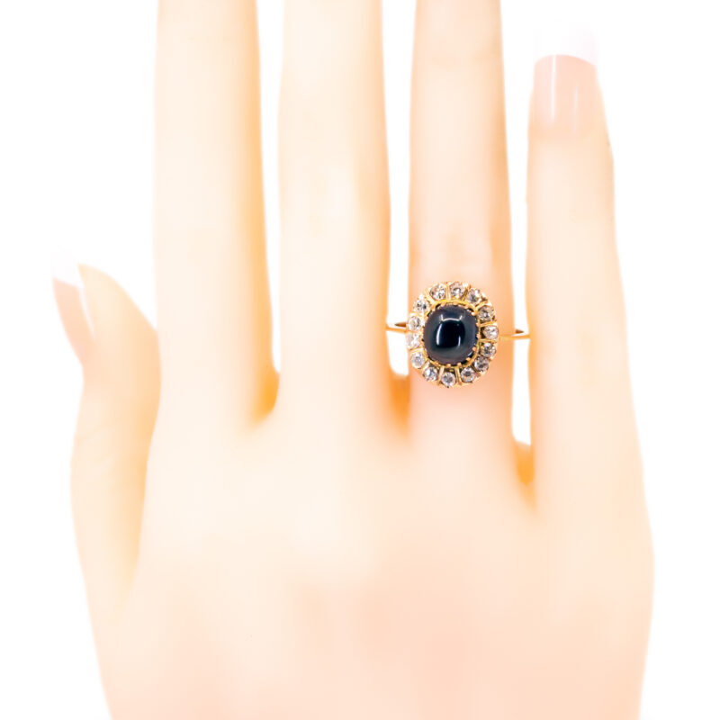 Saffier Diamant 18k Cluster Ring 11499-2284 - Afbeelding 6