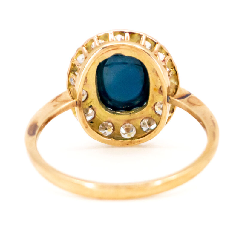Saffier Diamant 18k Cluster Ring 11499-2284 - Afbeelding 7