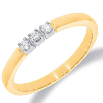 Diamond 14k Trilogy Ring 17036-9083 Image1