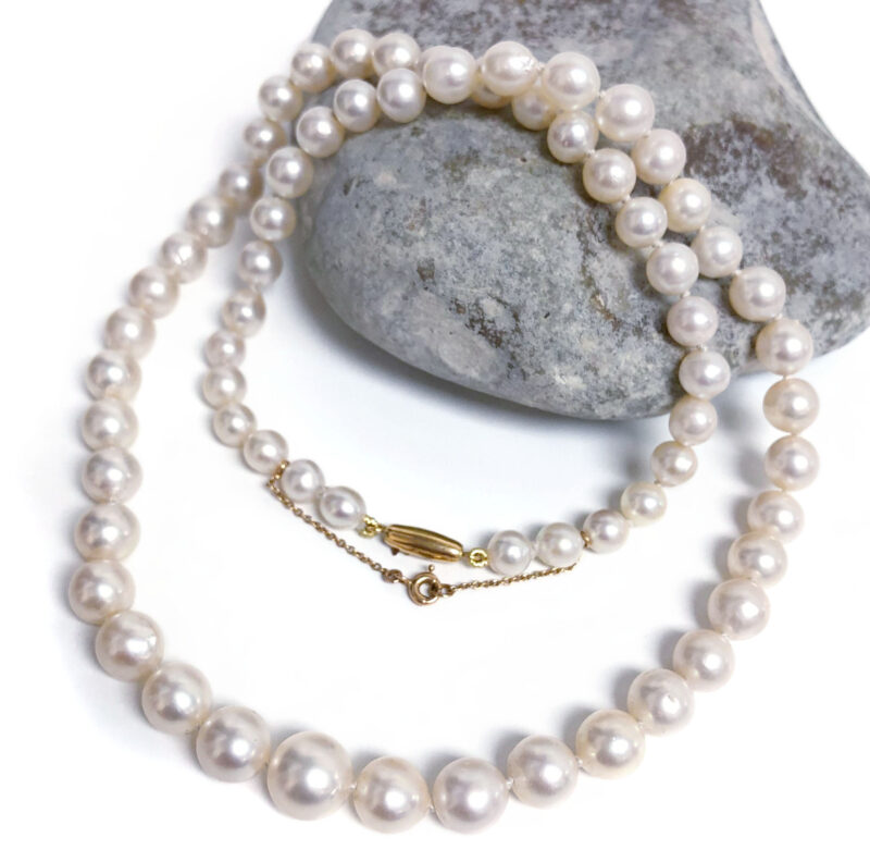 18k Pearl Classic Single-Strand Pearl Necklace 17518-9221 Image4