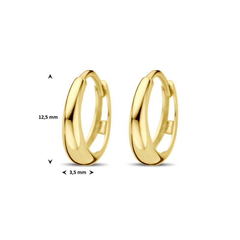 14k Creole Earrings 17714-9258 Image3