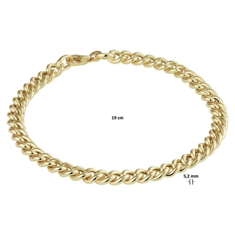 14k Curb Link Bracelet 17716-9260 Image3