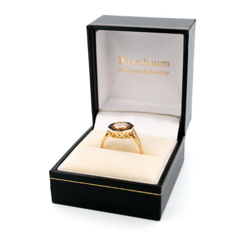 Diamond Sapphire 18k Octagon-Shape Ring 17739-5224 Image5
