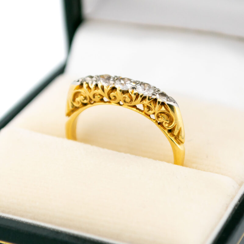 Diamond 18k Row Ring 17759-9276 Image2