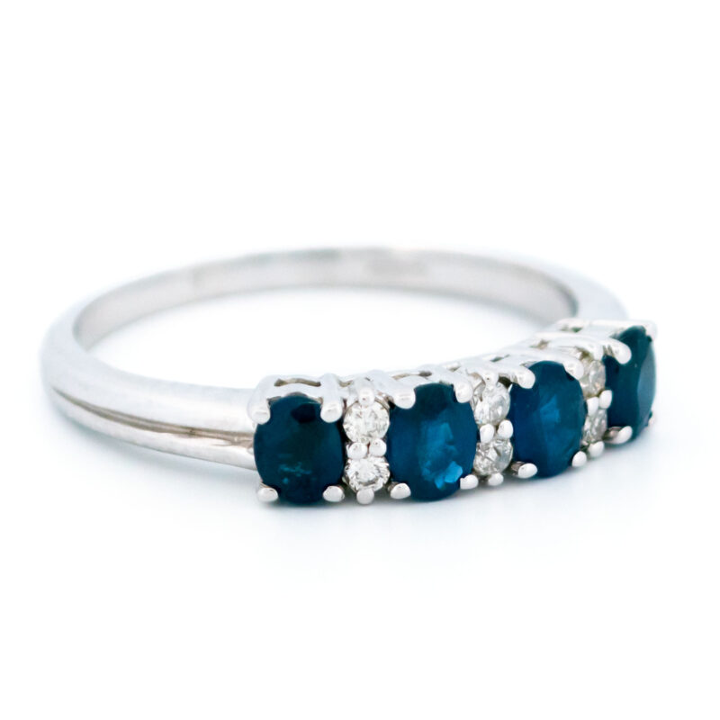 Diamond Sapphire 14k Row Ring 17515-9263 Image4