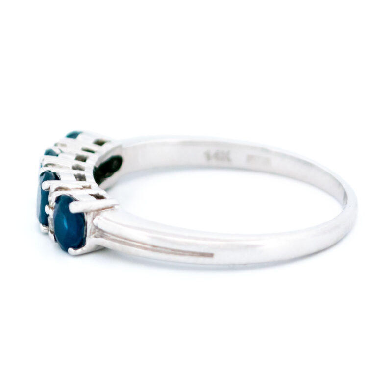 Diamond Sapphire 14k Row Ring 17515-9263 - Image 8
