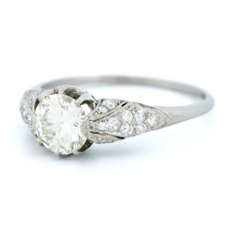 Diamond Platinum Solitaire Ring 17732-9266 Image4