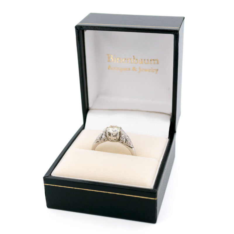 Diamond Platinum Solitaire Ring 17732-9266 Image5