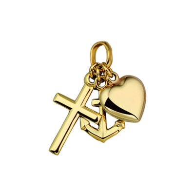 14k Faith, Hope & Love Pendant 17880-9316 Image1