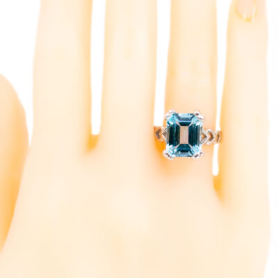 Topaz 925' Silver Solitaire Ring 18245-3388 Image2