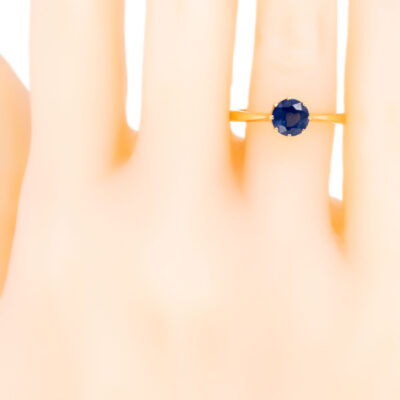Sapphire 9k Solitaire Ring 18113-9457 Image2