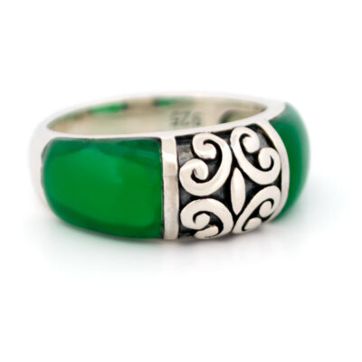 Agate Silver Ring 18314-3455 Image2