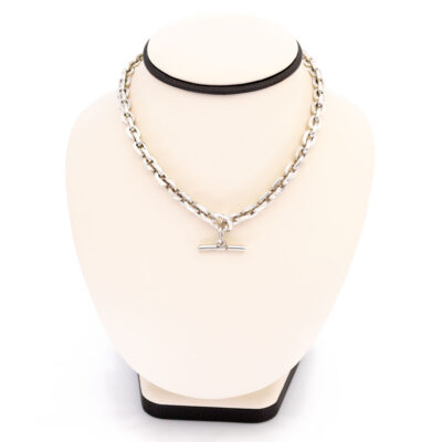 925' Silver T-Bar Chain Necklace 18428-3391 Image2