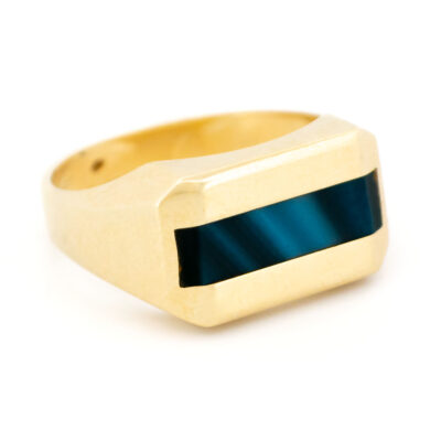 Agate 14k Inlay Ring 18555-9556 Image2