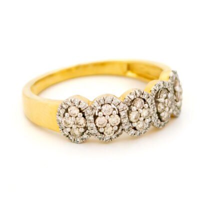 Diamond 14k Cluster Ring 17069-9105 Image2