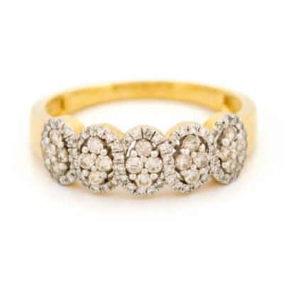 Diamond 14k Cluster Ring 17069-9105 Image1