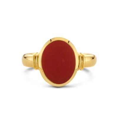 Carnelian 14k Signet Ring 17778-9281 Image1