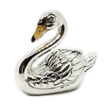 Enamel 925' Silver Swan Figurine 18523-3265 Image1