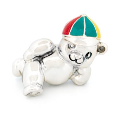 Enamel 925' Silver Bear Miniature 18524-3266 Image1