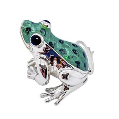 Enamel 925' Silver Frog Miniature 18528-3270 Image1