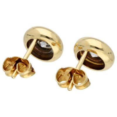 Diamond 18k Stud Earrings 18553-9554 Image2