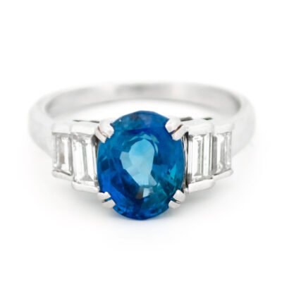 Diamond Sapphire 18k Ring 18578-9570 Image1