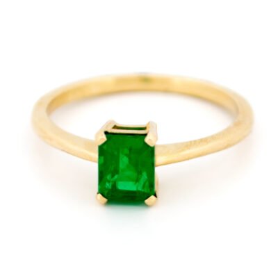 Emerald 14k Solitaire Ring 18579-9571 Image1