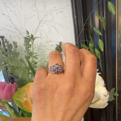 Ruby 14k Cluster Ring 18596-9585 Image2