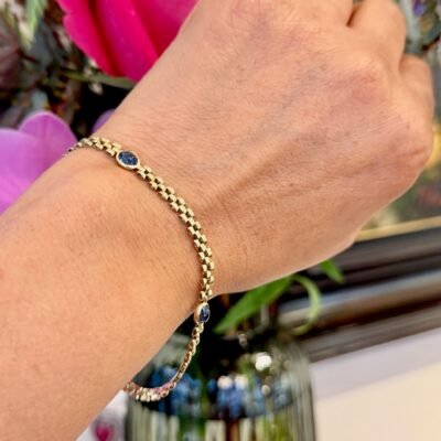 Sapphire 14k Station Bracelet 18600-9589 Image2