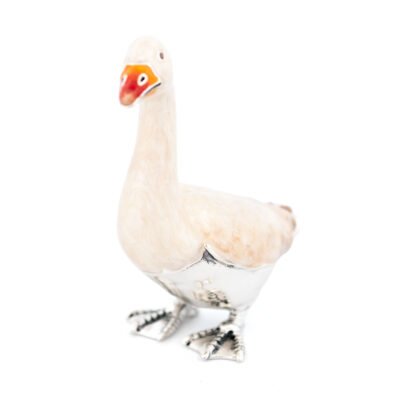 Enamel 925' Silver Goose Miniature 18614-3283 Image2