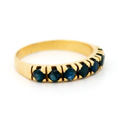 Sapphire 18k Row Ring 18620-9598 Image2