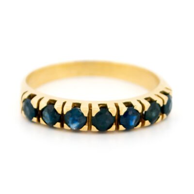 Sapphire 18k Row Ring 18620-9598 Image1